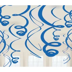 Swirl Decorations Blue 22" (12 PACK)