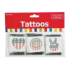 Tattoos - Patriotic Assortment 1.25"-1.5" (72 PACK)