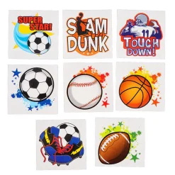 Tattoos - Sports Assortment 2" (144 PACK)
