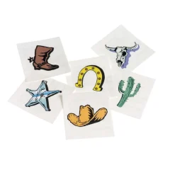 Tattoos - Western Assortment 1.5" (144 PACK)