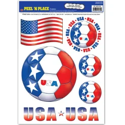 Team USA Soccer Peel 'N Place (6 PACK)