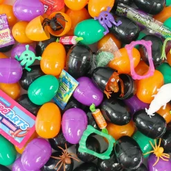 Toy & Candy Filled Halloween Eggs 2-1/3" (100 PACK)