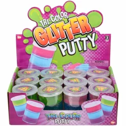 Tri-Color Glitter Putty 3