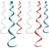 Twirly Whirlys - Red White and Blue Assortment (6 PACK)