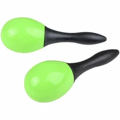 Two Tone Maraca Pair Assortment 5.25" (DZ)
