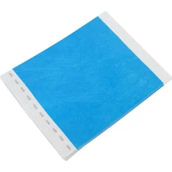 Tyvek Paper Wristbands - Blue 3/4" (500 PACK)