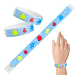 Tyvek Paper Wristbands - Fish 3/4" (500 PACK)