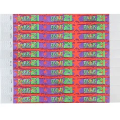 Tyvek Paper Wristbands - Over 21 3/4" (500 PACK)