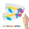Tyvek Paper Wristbands - Paint Strokes 3/4" (500 PACK)