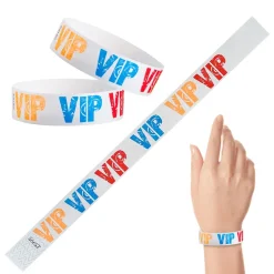 Tyvek Paper Wristbands - VIP 3/4" (500 PACK)
