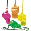 Whistle On Lanyard Assortment 1.75" (DZ)