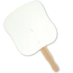 White Paddle Fans 8" (10 PACK)