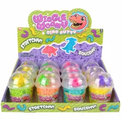 Wiggle Wormy Dinosaur Putty Assortment 3.6