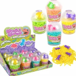 Wiggle Wormy Dinosaur Putty Assortment 3.6