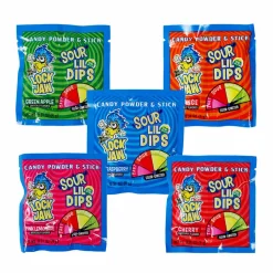 Xtreem Lock Jaw® Sour Lil Dips Candy Powder & Stick (144 PACK)