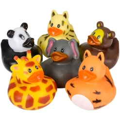 Zoo Animal Rubber Ducky Assortment 2" (DZ)